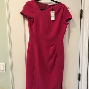 NWT LK Bennett Mari dress in Power Pink Size 8